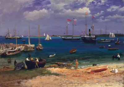 Nassau Harbor Albert Bierstadt